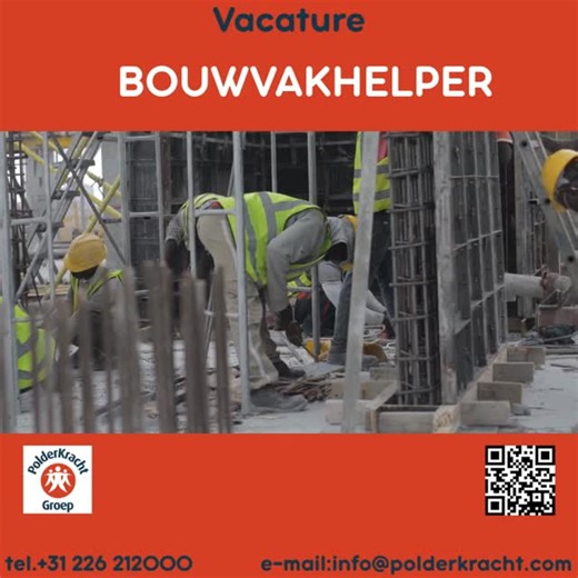 PolderKracht B.V. on Instagram: "VACATURE- BOUWVAKHELPER Onze opdrachtgever is een funderingsbedrijf gespecialiseerd in werkzaamheden in beperkte ruimte en funderingsherstel. Als handige bouwhulp kunnen de vaklieden op jou rekenen met jouw flexibele instelling en houding. Je gaat aan de slag met de volgende werkzaamheden : - Assisteren van de vaklieden in alle fases van het project op de werkplaats - Bijhouden en opruimen van de werkplaats - Daarnaast krijg je interne cursussen om het vak te ler