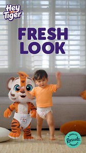 2.3K views · 1.5K reactions | Say ""HEY!"" to the NEW & IMPROVED Hey Tiger Tape Diapers!  Enjoy BIGGER adventures with the diapers you love – now with STRONGER grip tabs, TRIPLE leak guards, and SOFTER feel ☁️ Now available in stores and online!  LazMall  bit.ly/LZDPHHT  Baby Company  linktr.ee/HeyTigeratBabyCompany | Hey Tiger Philippines | Facebook