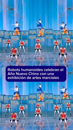 Robots humanoides hacen una impresionante exhibición de artes marciales para celebrar el Año Nuevo en China #robots #robotshumanoides #artesmarciales #china #kungfu | Business Insider España