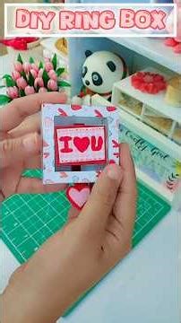 Rotating Ring Box Tutorial💍♥️ Propose Day Special DIY ✨️🫶 #valentinesday #diy #gift #trending #viral