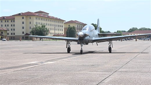 103K views · 1.5K reactions | Air Force Reserve Officer Training Corp Cadets fly in an A-29 Tucano at Maxwell Air Force Base Alabama | US Military Videos | Facebook