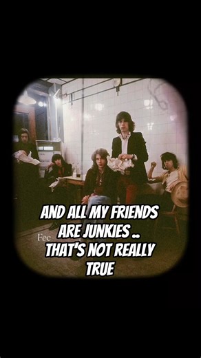 And all my friends are junkies .. That's not really true #fec #rollingstones