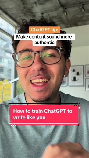 Whether you’re using AI to write blog posts, articles, or captions, you can improve any type of content simply by training ChatGPT to write like you. This is a great way to make AI-generated content more engaging, authentic, and true to how you actually write! #ai #aitools #chatgpt #openai #workflow #zapiertips #zapier #blogs
