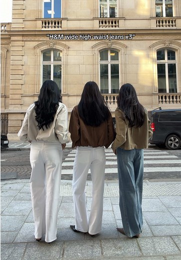 H&M New In: Wide High-Waist Jeans x3 | Style Guide