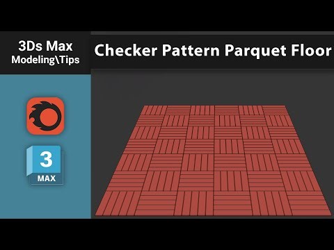 Create a Realistic Parquet Floor in 3ds Max — No Plugins Needed!