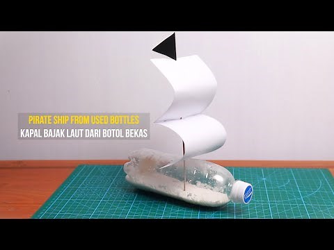 How to Make a Floating Pirate Ship from Recycled Bottles | DIY Ship Craft