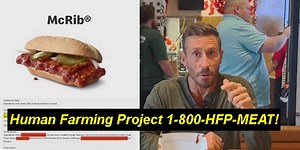 McDonald & Burger Kings Human Farming Project 1-800-HFP-MEAT? [28.06.2024]