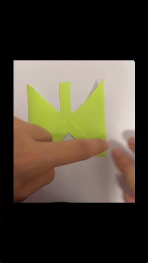 ⭐ How to make origami sticky note bow🎀!! #origami #stickynote #paperbow⭐️