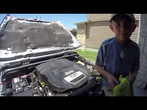 2013 Jeep Wrangler Oil Change How to