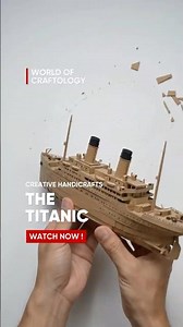 The Titanic #DIY #Craft #Upcycled #Creativity #Handmade