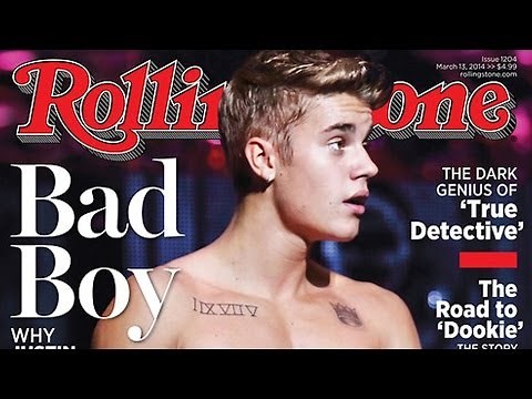 Justin Bieber BAD BOY Rolling Stone Cover