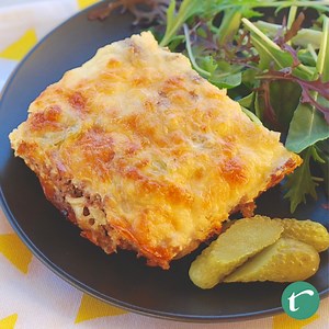 Best Keto Cheeseburger Casserole (Cheat's Cheese Sauce)