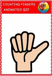 Counting fingers gif