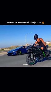 Kawasaki Ninja H2R 🔥 vs Ferrari 🚀😱 #kawasaki #ninja #h2r #vs #ferrari #racing #superbike #supercars #tranding #viralvideo #viralshorts | Reyaj R
