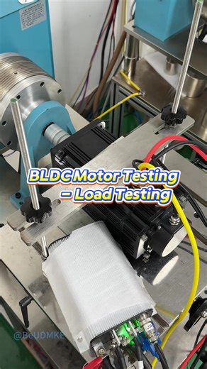 BLDC Motor Testing - Load Testing #bldcmotor #brushlessmotor #motortest #beudmke #automatic