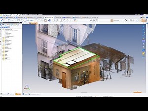 Traitement d'un nuage de points (scan 3D) Trimble X9 dans TopSolid'Steel