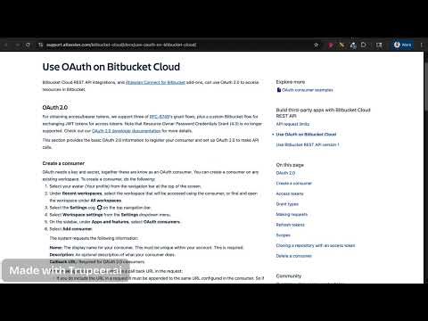 How to Connect Bitbucket Cloud to Enjo | OAuth Integration Setup Guide