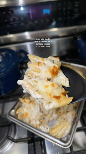 POV: you made protein mac & cheese @b‪@barilla‬