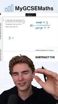 Finding a Point from a Gradient | GCSE Maths 2026