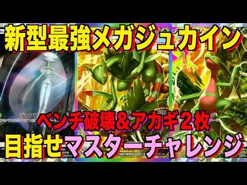 【ポケポケ】環境崩壊！？最強新型メガジュカインexデッキが強すぎる！？マスターランクで連勝デッキ！ランクマ攻略！【Pokémon Trading Card Game Pocket】
