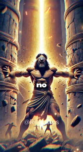 The secret of Samson's incredible strength 😱 #bible #biblefacts