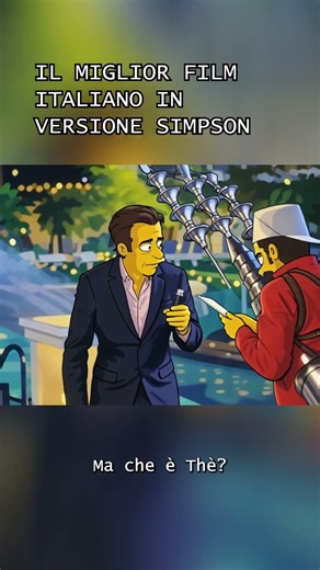 Christian De Sica nei SIMPSON?! L'AI ha esagerato! 🤯🍩
