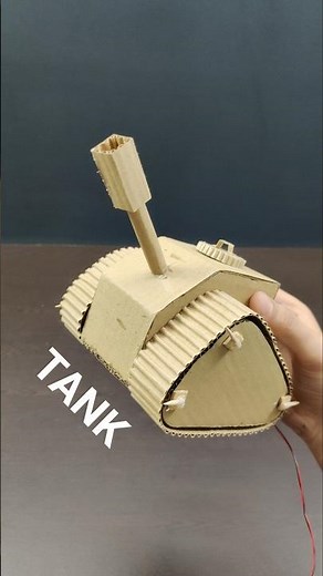 DIY RC Tank Using Cardboard #cardboard #science #scienceprojects #diytank #tank #rccar #rc #rctoys