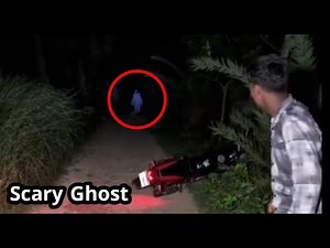 Terrible ghost activity on the haunted street late at night