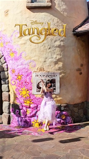 🏰 Kingdom Dance At Magic Kingdom 💜🥹✨️ #rapunzel #tangled #magickingdom #kingdomdance #disney