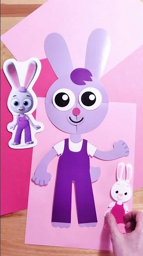 Сделаем Зайчонка Скок вместе ✂️🐰 аппликация для детей! — Цветняшки — head shoulders knees and toes