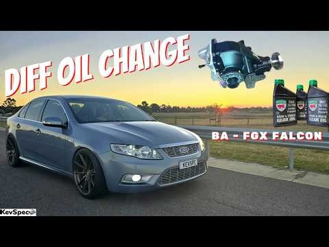 How to replace Diff oil on your BA - FGX FALCON , Quick and easy
