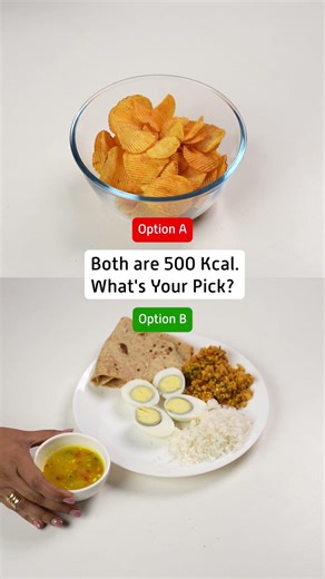 Both are 500Kcal - What's Will You Choose?