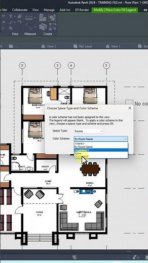 Colour Legend in Revit #architecture #revitstructure #design #revittutorial