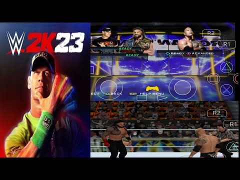 Wwe 2k23 game PS2 mod game android device nethersx2 download links in comment box