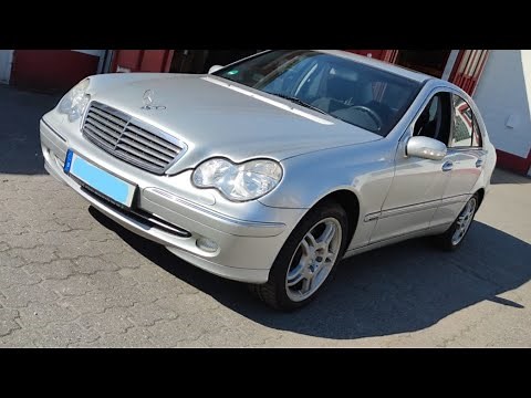Mercedes Benz C 180 w203 POV Autobahn Test Drive