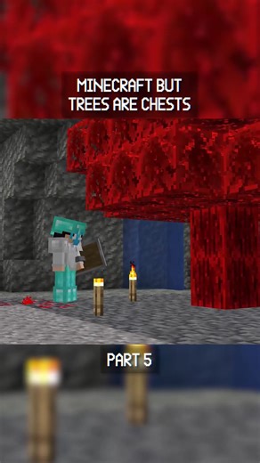 Minecraft, But Trees Are Chests! Part 5 Gameplay