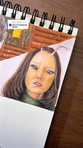 Mantis from Marvel Universe. Next?#mantis #guardiansofthegalaxy #marvel #sketchdaily #sketchbookart