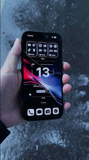 Abstract Neon iPhone Setup #iphone #setup #ios26 #shorts