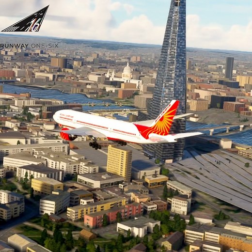 35K views · 392 reactions | Uncontrolled Hard Landing! Air India Boeing 777-200 Nearly Crashes ✈️ | Runway One-Six | Facebook