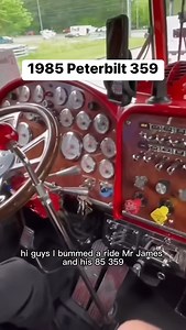 983K views · 7.9K reactions | 1985 Peterbilt 359 #peterbilt #trucks #trucking #horns #truckshow #reels video by Bruce Wilson | Motor Zone | Facebook