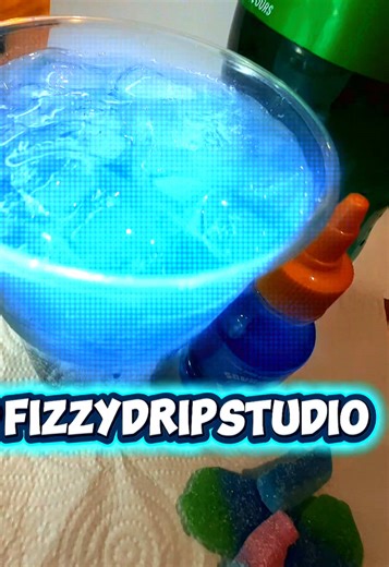 Quick Bluey Drip 💧 #satisfyingvideos #asmr #fizzydripstudio #drank #viralvideos