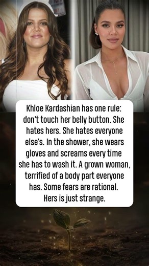 Khloe Kardashian Screams in the Shower. She's Terrified of Her Own Belly Button.