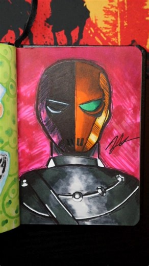 Deathstroke #TeenTitans #AnimatedSeries #CartoonNetwork #WarnerBros #SladeWilson #DCComics #Drawing