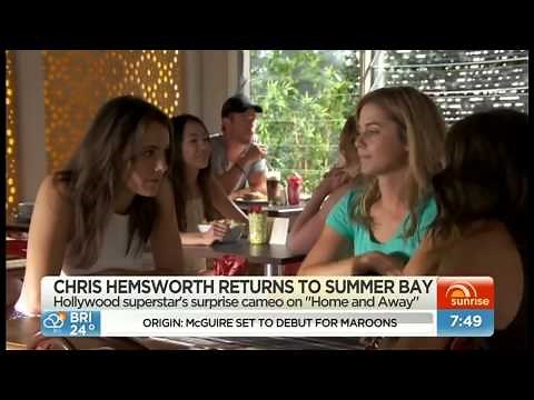 Chris Hemsworth returns to Home and Away