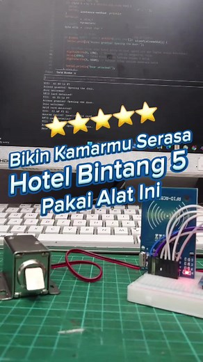 Tutorial Membuat Kunci Pintu Otomatis Menggunakan Arduino Nano, RFID, dan Solenoide Door Lock