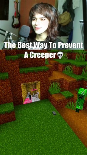 The Best Way To Prevent A Creeper💀 #minecraft