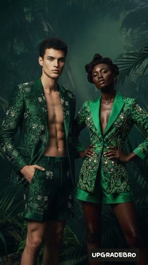 Straight Outta the Jungle 🌴🔥 | Epic Fashion Runway #aimodel #nycfashion #fashion #runway #usa