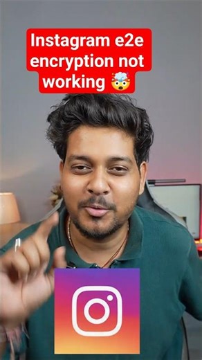 instagram dm end to end encryption not working from 8th may 😱 #instagram #endtoendencryption #shorts