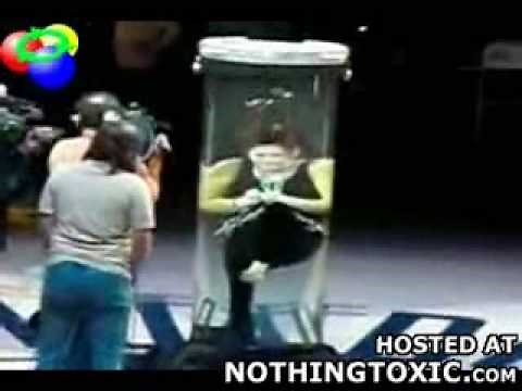 Female Magician Almost Drowns During NBA Halftime Show