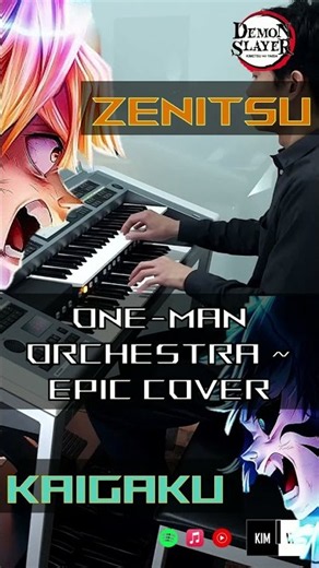 Demon Slayer Infinity Castle | Zenitsu vs Kaigaku Theme | One-Man Orchestra | Epic Cover!